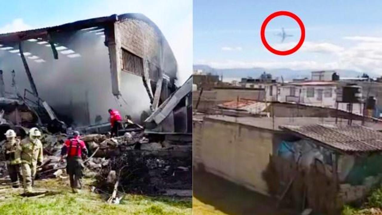 Meksika'da u&ccedil;ak d&uuml;şt&uuml;! &Ccedil;ok sayıda &ouml;l&uuml; var