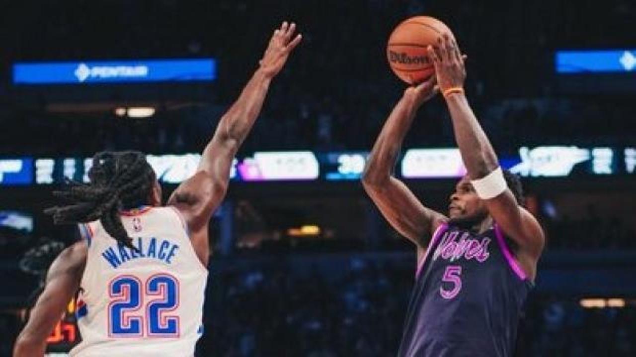 NBA'de son şampiyon Thunder, deplasmanda Timberwolves'a kaybetti