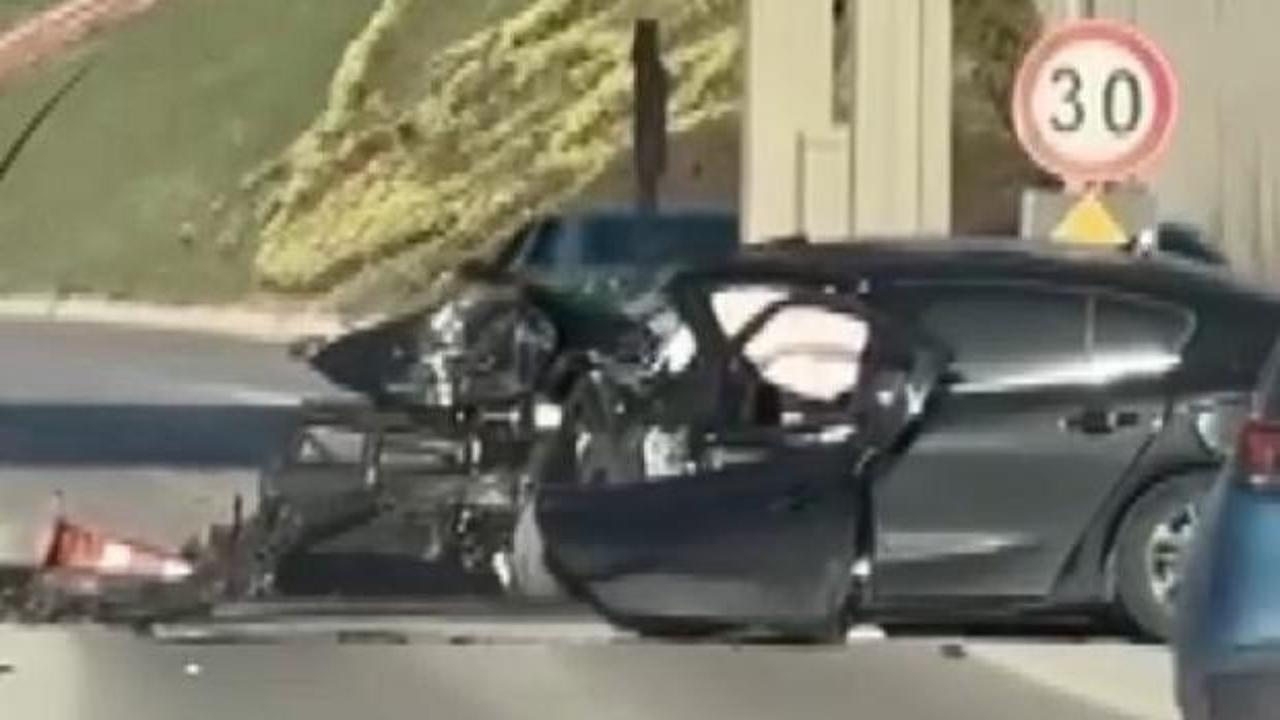 TEM'de feci kaza: Anne ile oğlu &ouml;ld&uuml;!