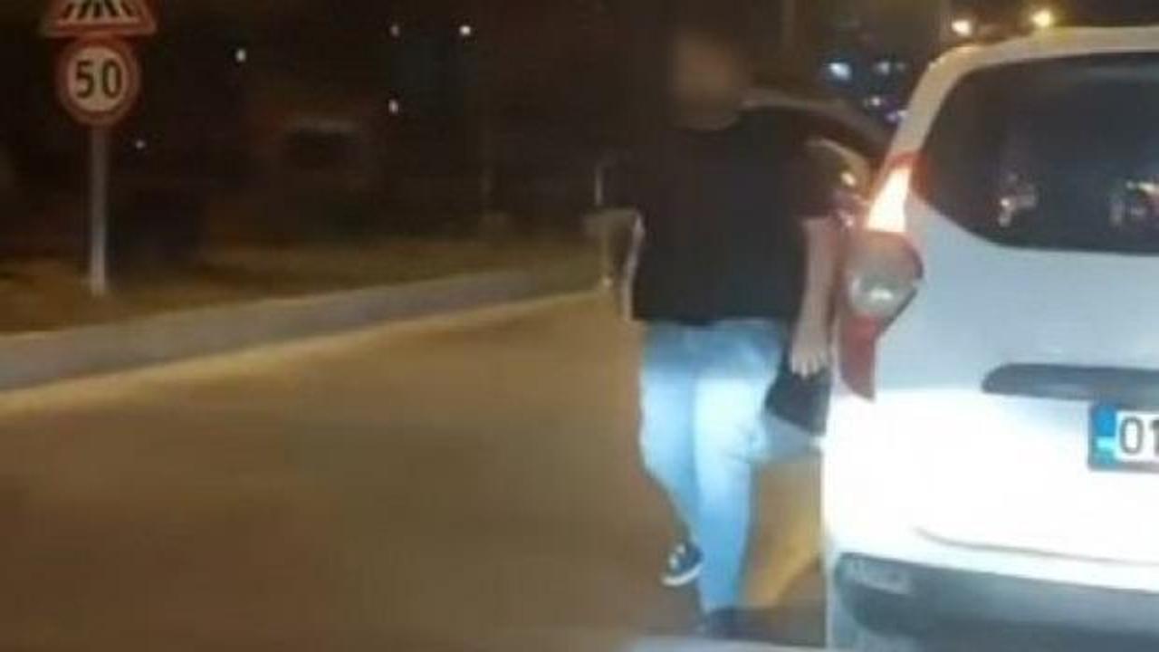 Trafikte yumruklu saldırı! Ş&uuml;pheli tutuklandı