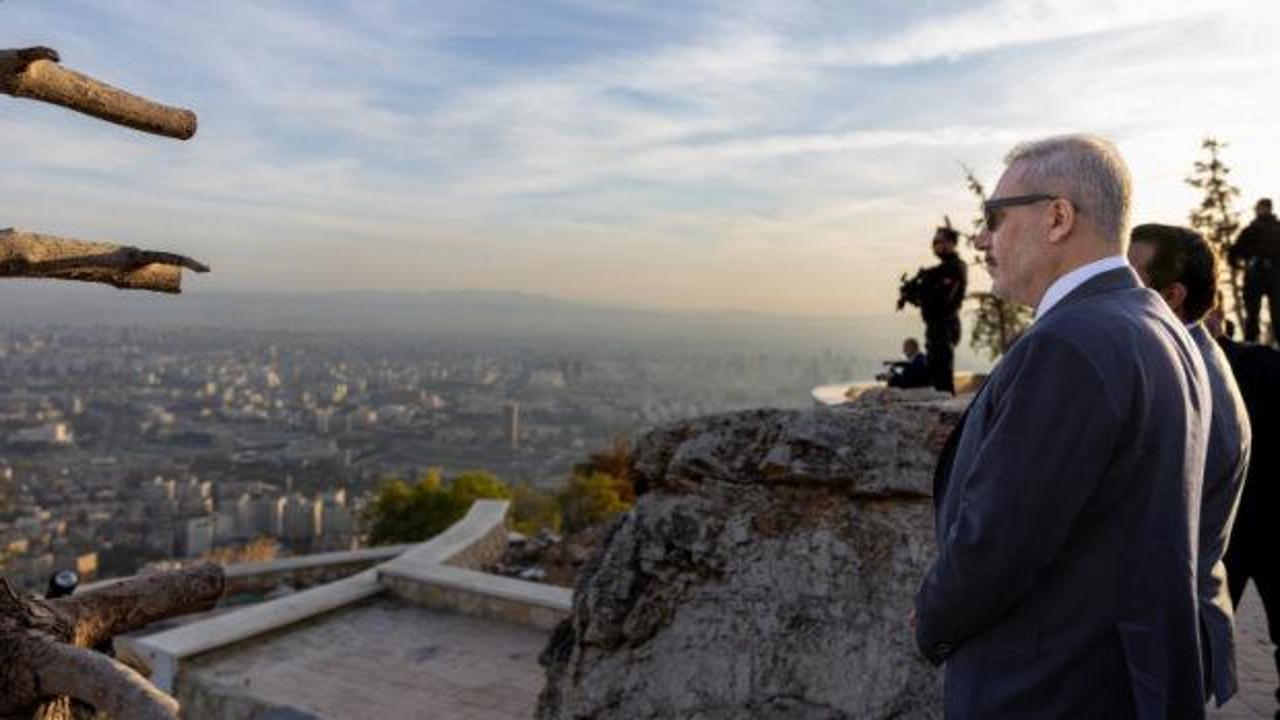 Bakan Fidan'dan sürpriz ziyaret! Şam'da dikkat çeken fotoğraf