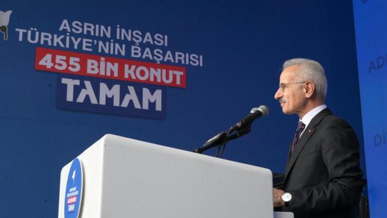 Bakan Uraloğlu'ndan Hatay i&ccedil;in dev m&uuml;jde! Amanos T&uuml;nelleri resmen başlıyor!