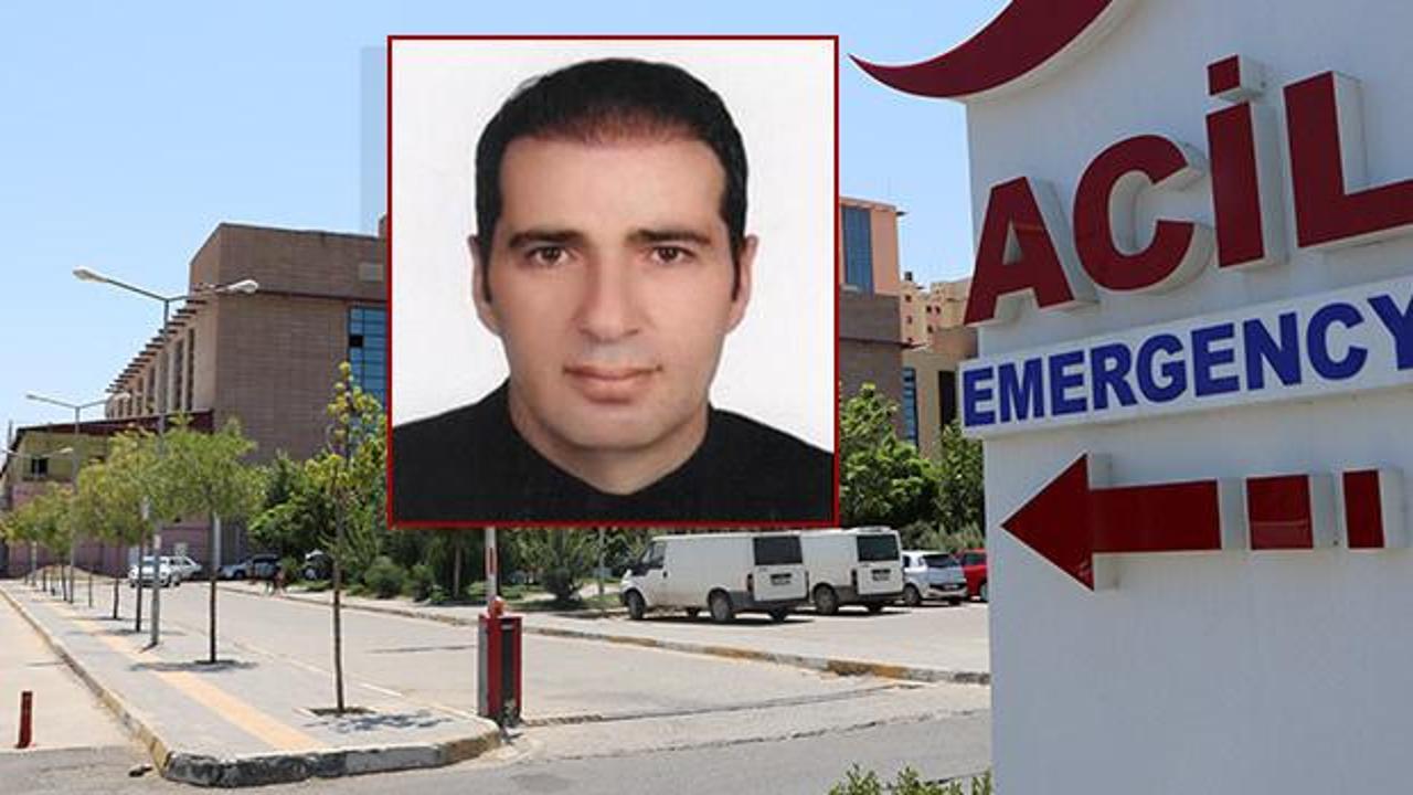 Hastane bah&ccedil;esinde kahreden &ouml;l&uuml;m! Ali &ouml;ğretmen hayatını kaybetti!