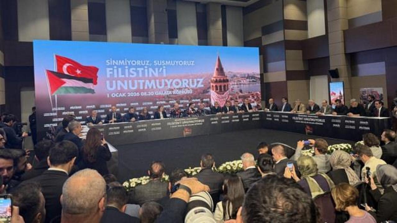 1 Ocak'ta Galata Köprüsü'nde düzenlenecek Filistin eylemi için ortak çağrı