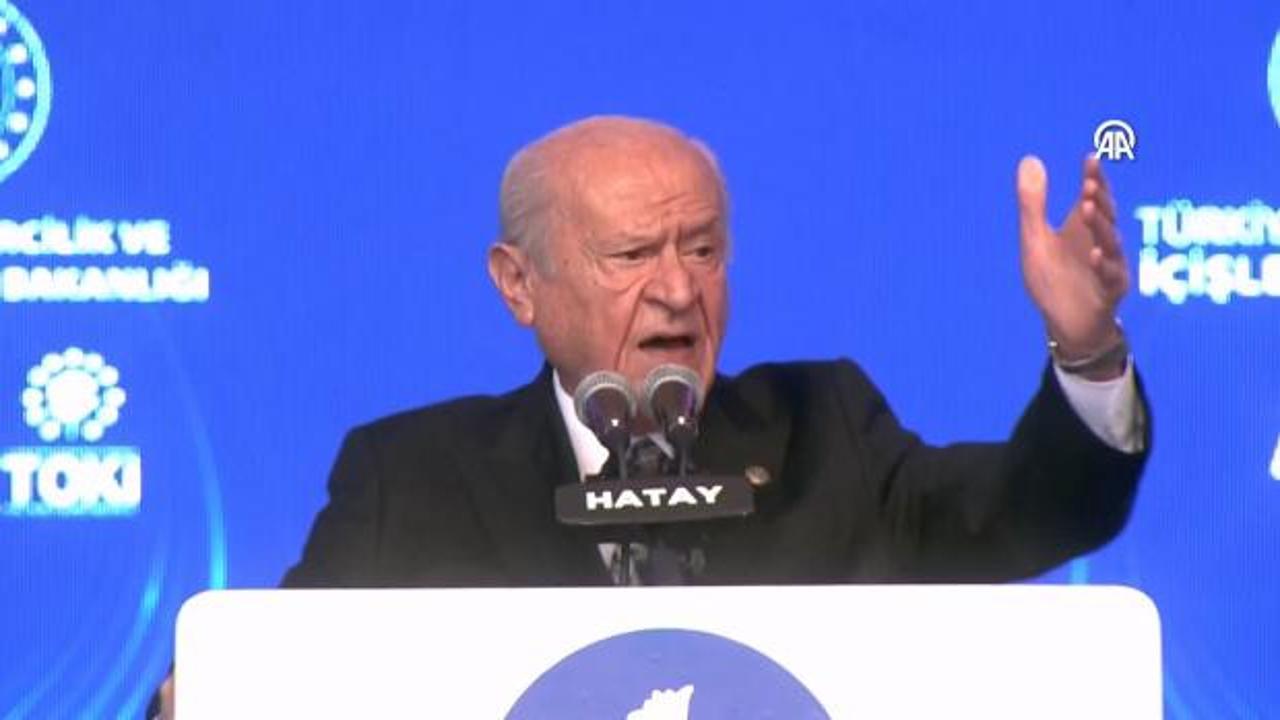 Devlet Bahçeli: Günümüzün Süleyman'ı Cumhurbaşkanımız Erdoğan, Sinan'ı Murat Kurum Bey'dir