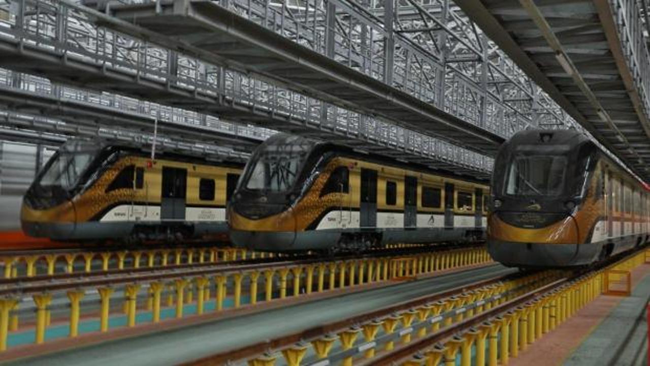 Yerli ve milli tren setinin 6'ncısı Gaziantep'e geldi