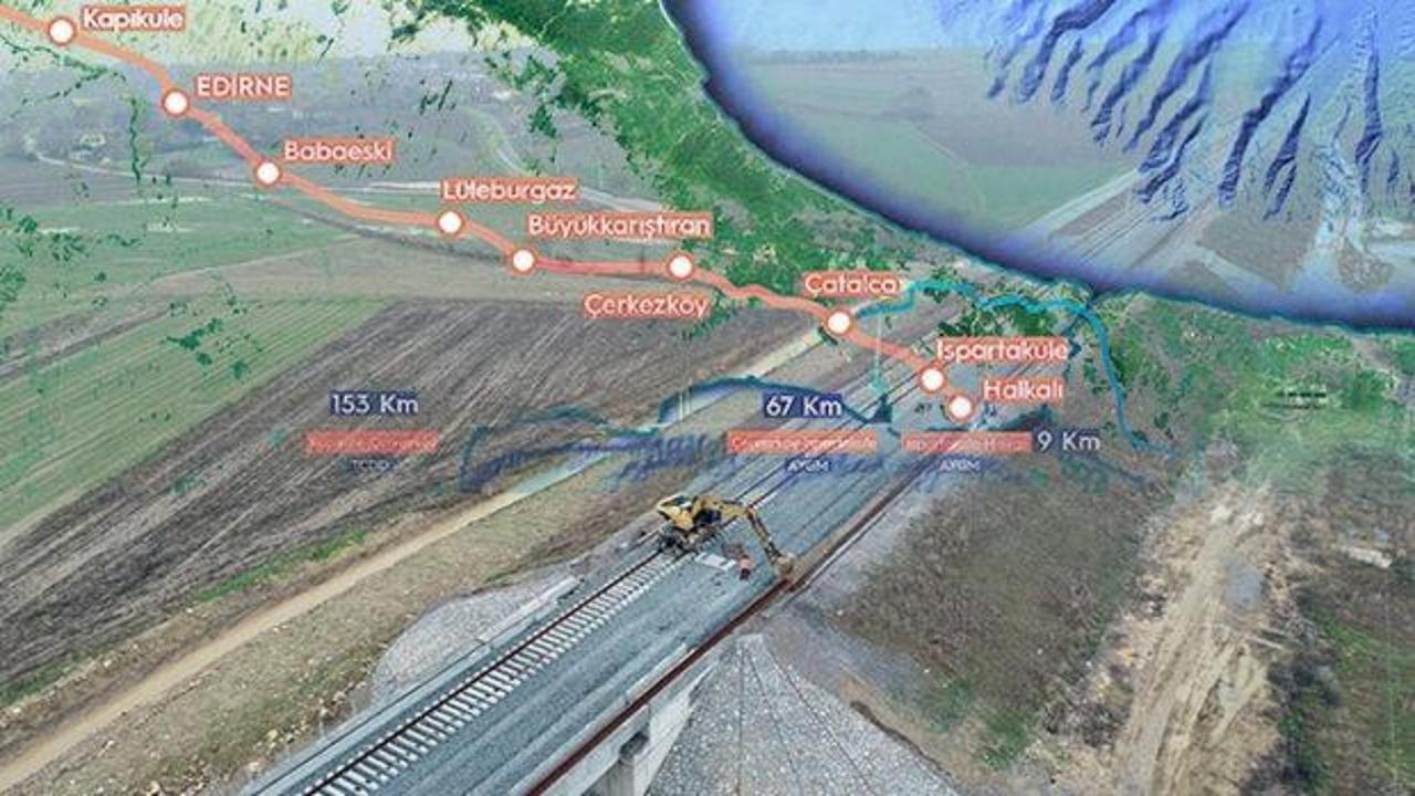  İstanbul-Edirne arası 1.5 saate iniyor! Tarih belli oldu...
