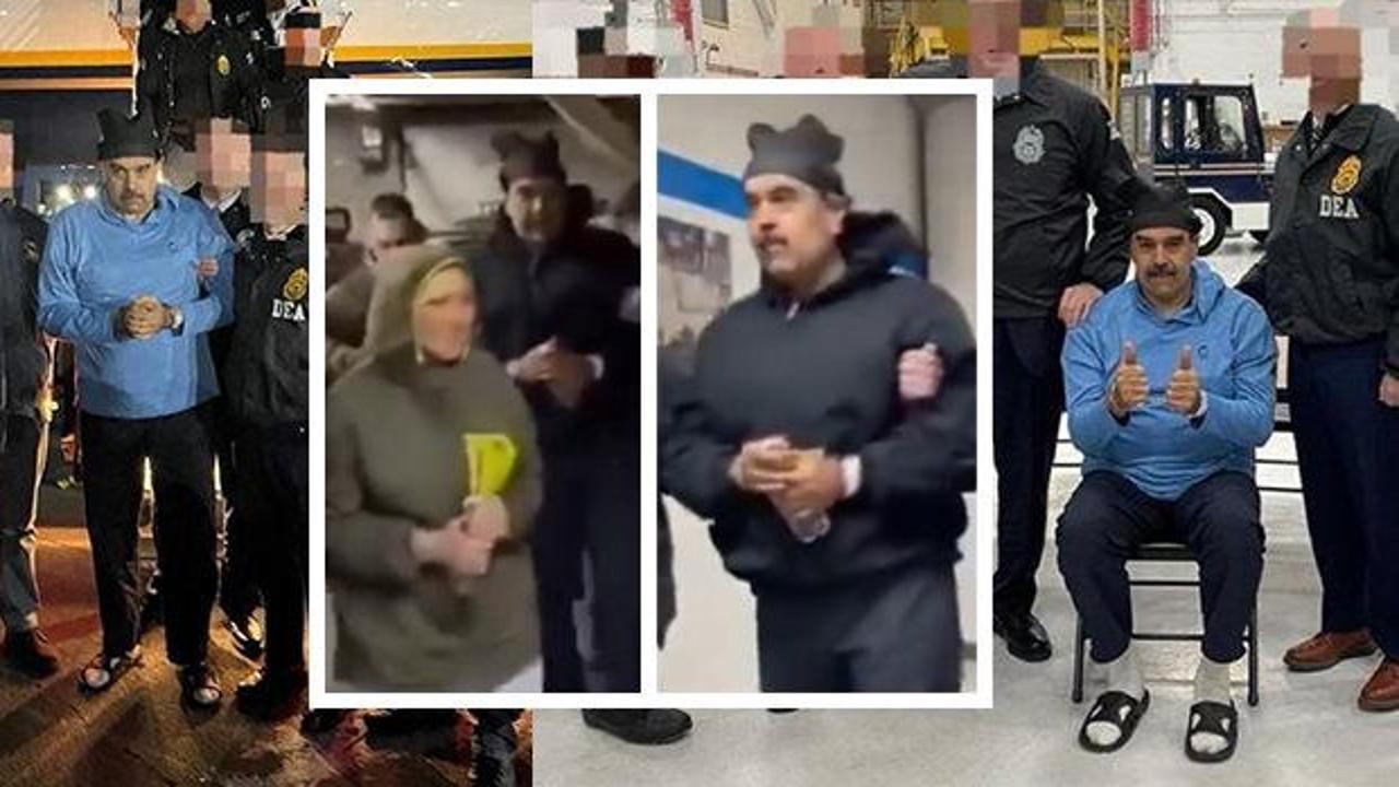 Maduro'nun yeni görüntüleri! İlk sözleri duyuldu! Beyaz Saray'dan da alaycı paylaşım