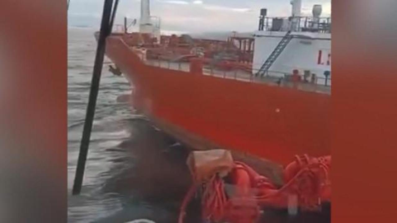 Marmara'da arızalanıp sürüklenen LPG gemisi kurtarıldı