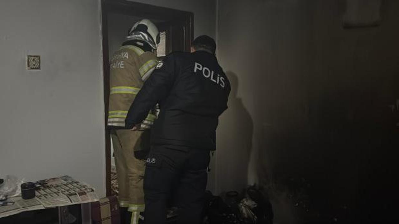 Uzaklaştırma kararı olan damat, kayınvalidesinin evini ateşe verdi