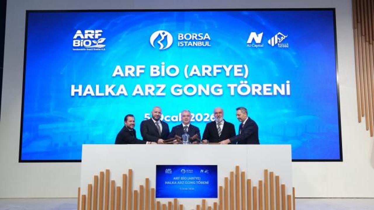 Borsa İstanbul'da yılın ilk gongu ARF Bio için çaldı