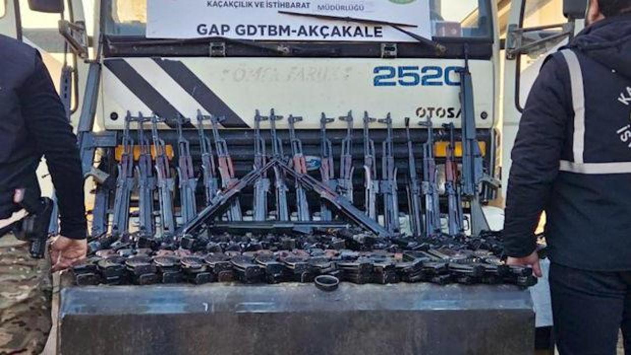 Gümrük kapısında 52 uzun namlulu silah ele geçirildi