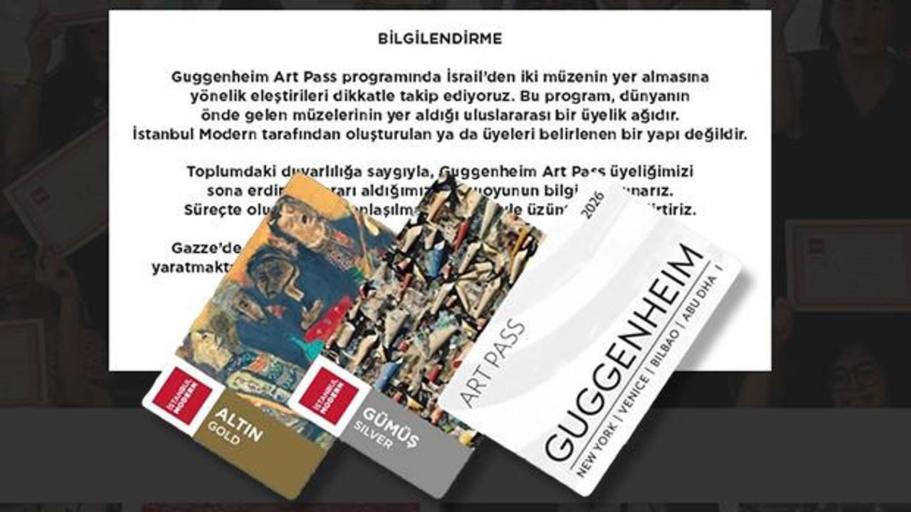 İstanbul Modern'den 'İsrail' kararı