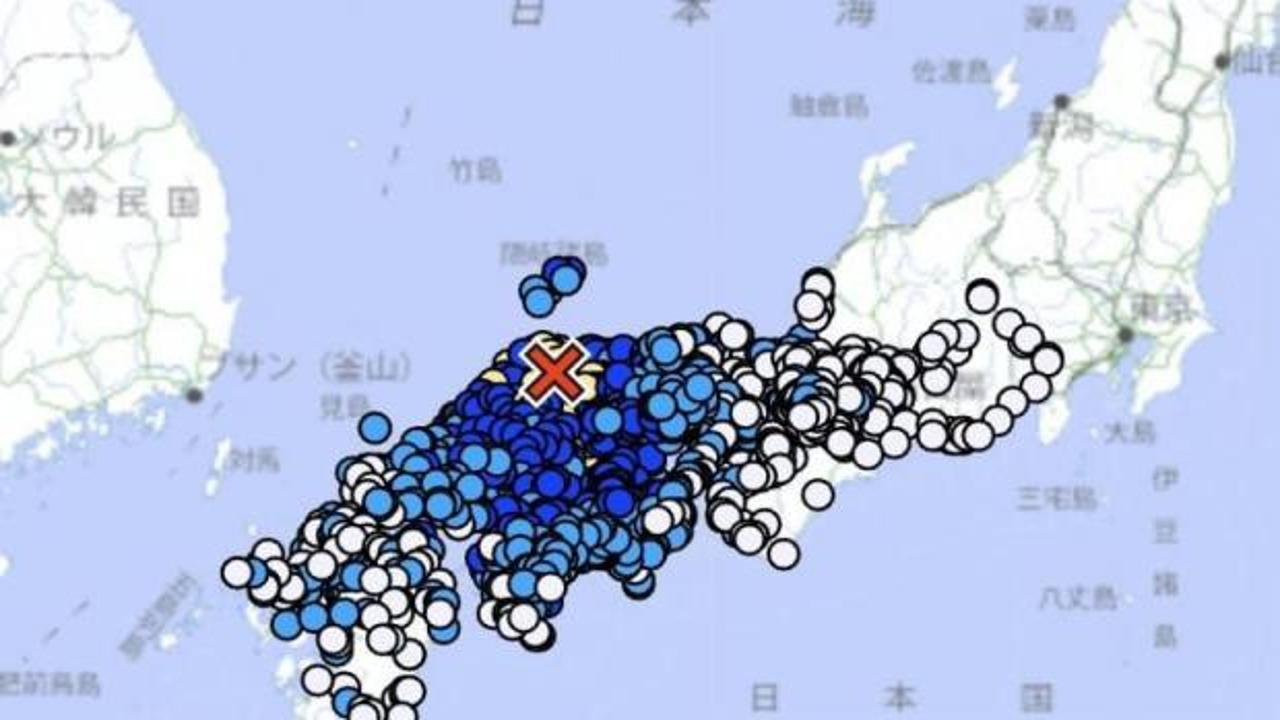 Japonya’da şiddetli deprem