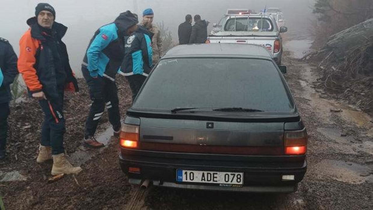 Kazdağları'nda kaybolan 3 kişi, 12,5 saatlik çalışmayla bulundu