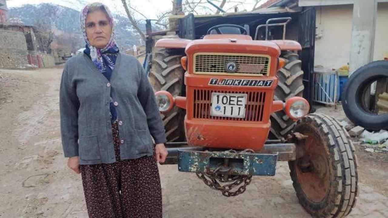 K&ouml;y&uuml;nden &ccedil;ıkartmadığı trakt&ouml;r&uuml;n plakası, kabusu oldu!