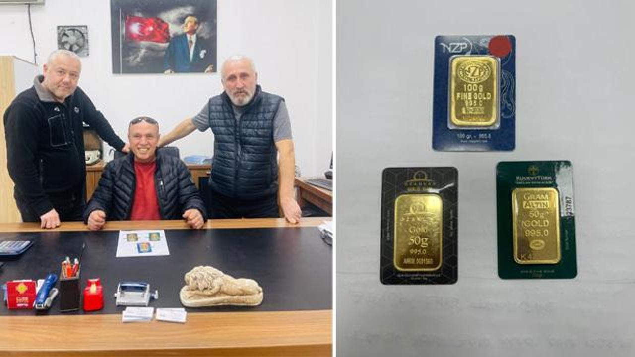 Kuru temizlemeye bırakılan montun cebinden 200 gram altın çıktı