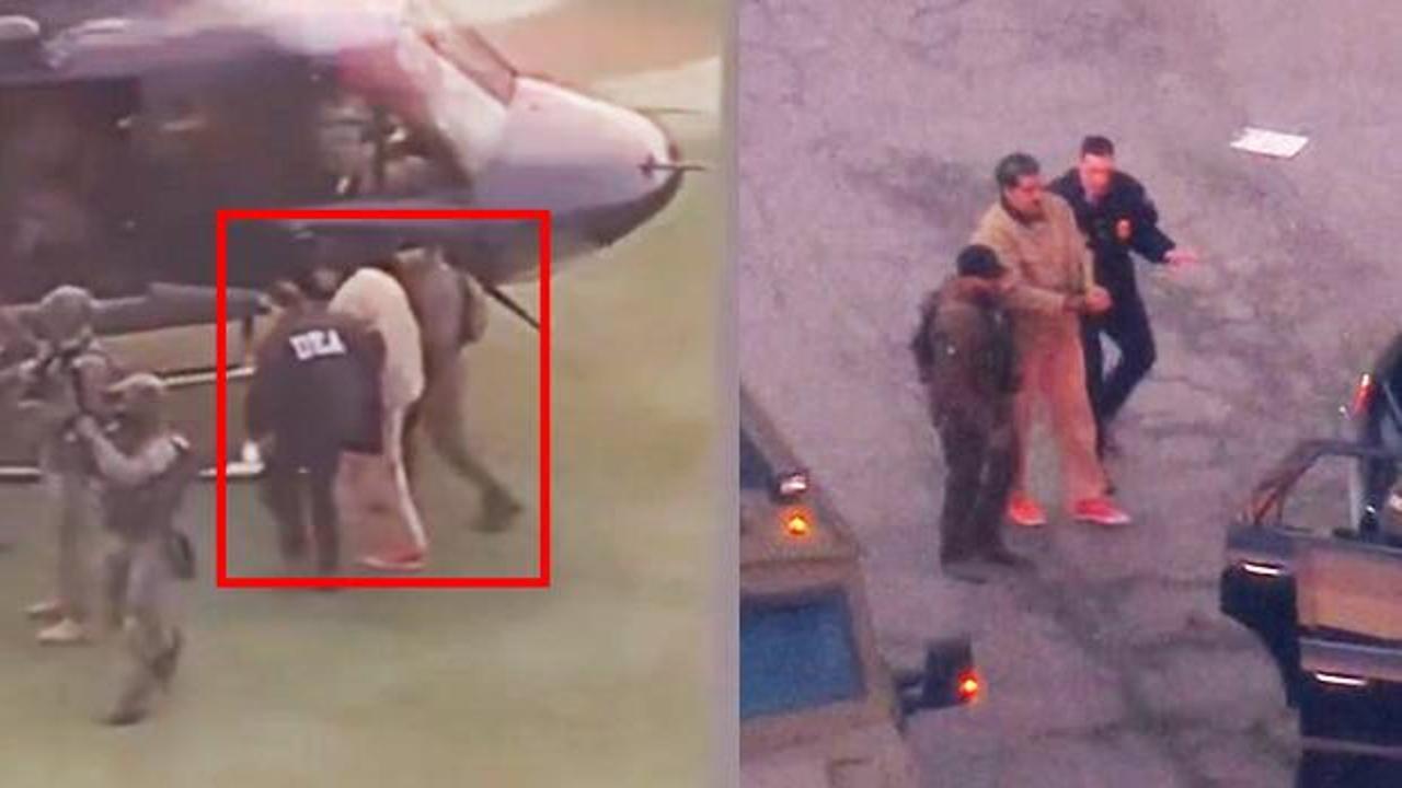 Maduro helikopterle mahkemeye g&ouml;t&uuml;r&uuml;ld&uuml;