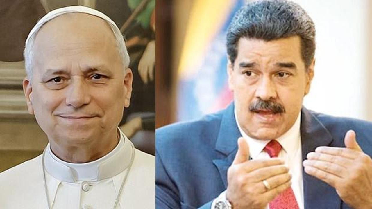 Maduro ka&ccedil;ırılmıştı! Papa'dan Venezuela a&ccedil;ıklaması
