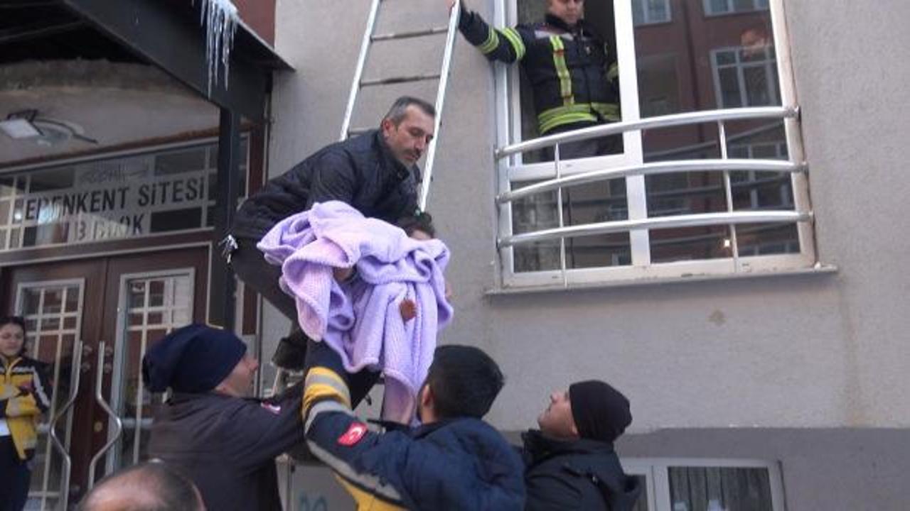 Erzurum'da şoke eden olay! Bebek sesi ekipleri alarma geçirdi, evde tek başına bulundu