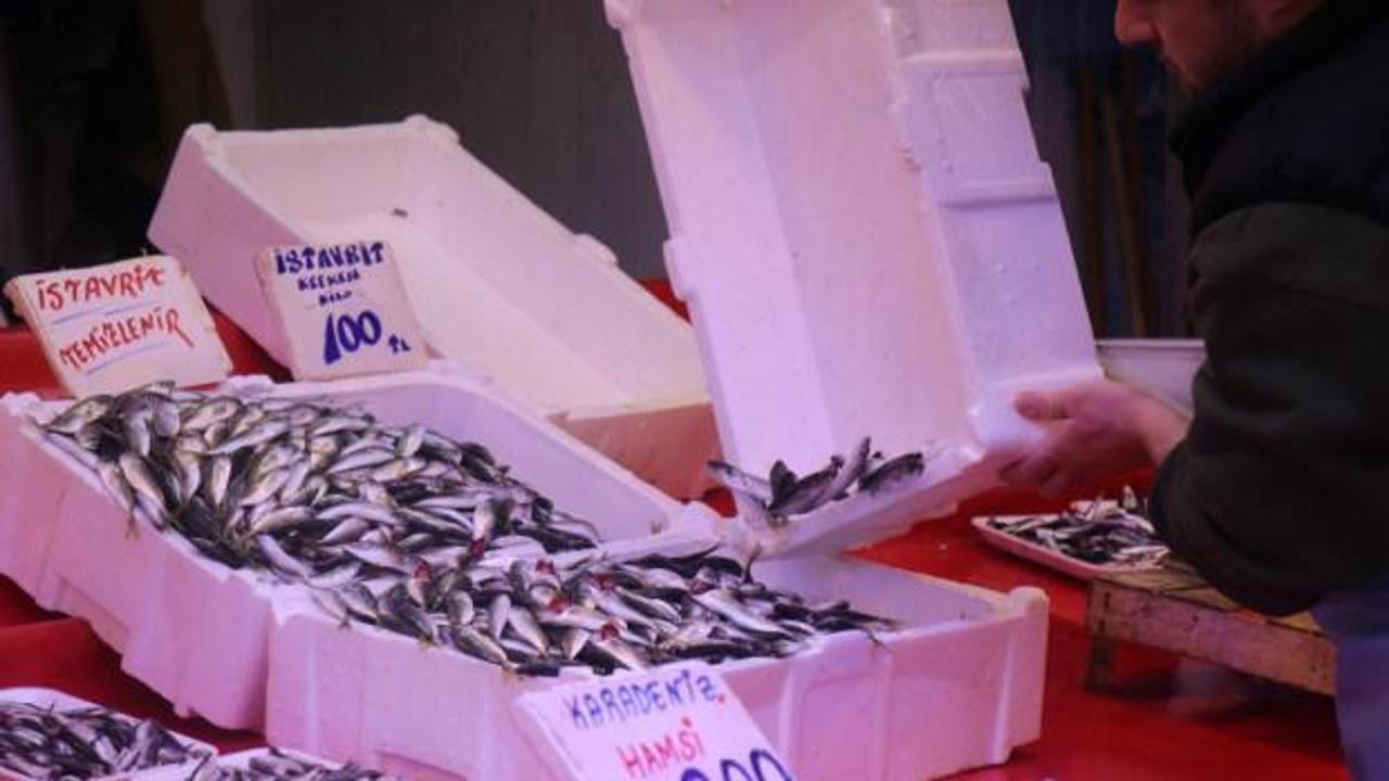 Tezgahlar istavritle doldu: Fiyatlar dibi gördü