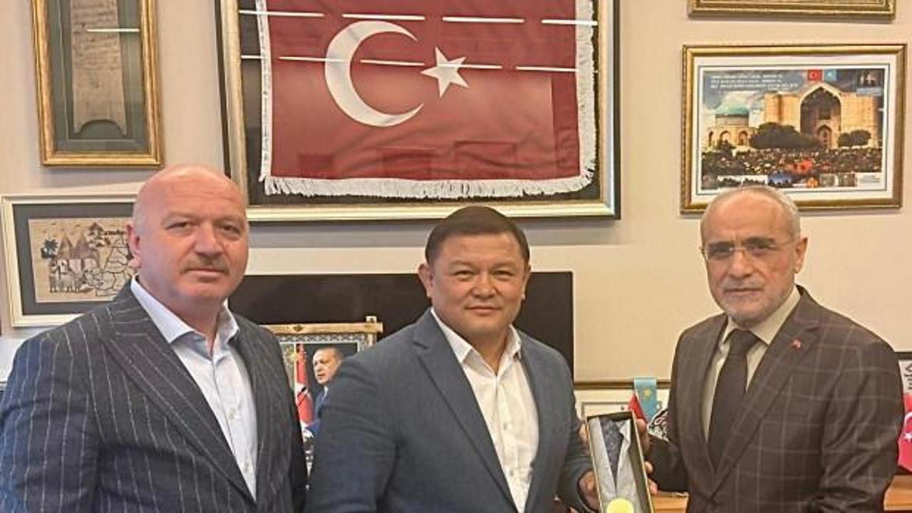 Türk dünyasında kardeşlik köprüsü: Cumabekov'dan Yalçın Topçu'ya anlamlı ziyaret