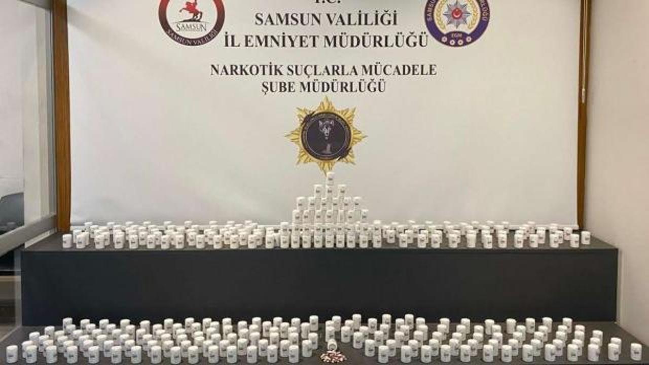 Çarşamba’da uyuşturucu operasyonu: 18 bin 900 uyuşturucu hap ele geçirildi