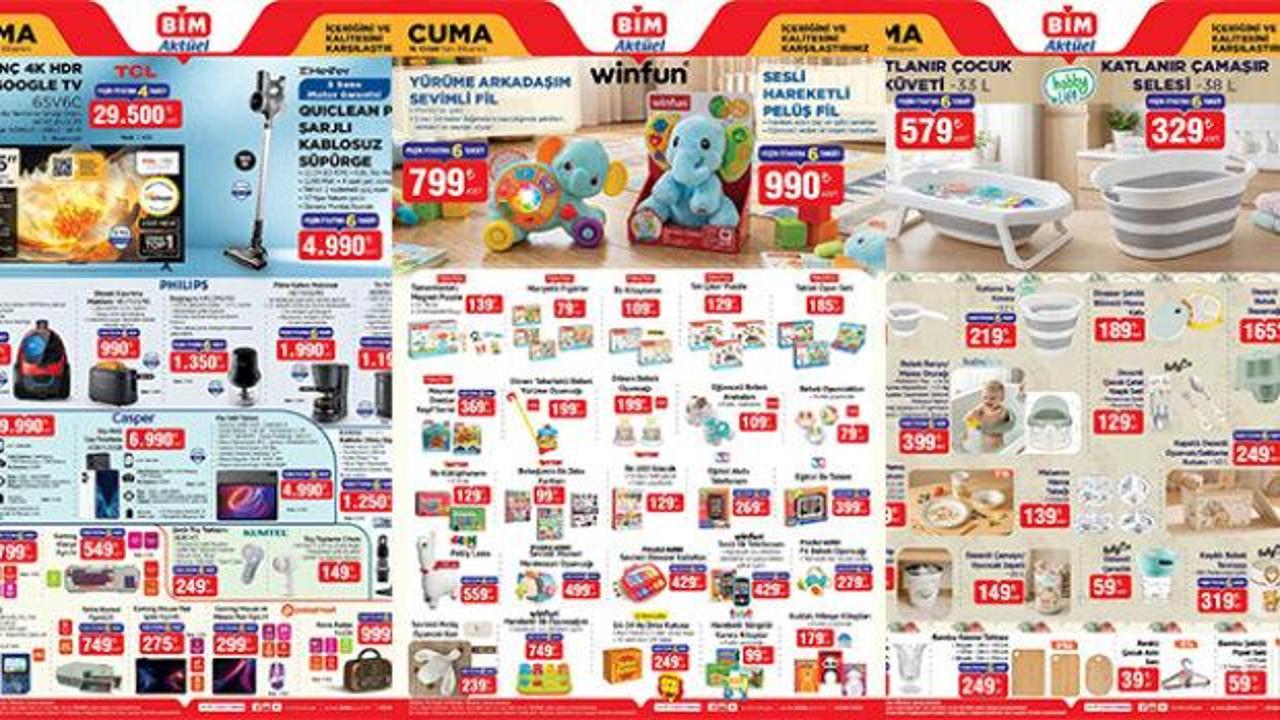 BİM Aktüel Ürünler Kataloğu: Karne hediyeleri raflarda yerini aldı