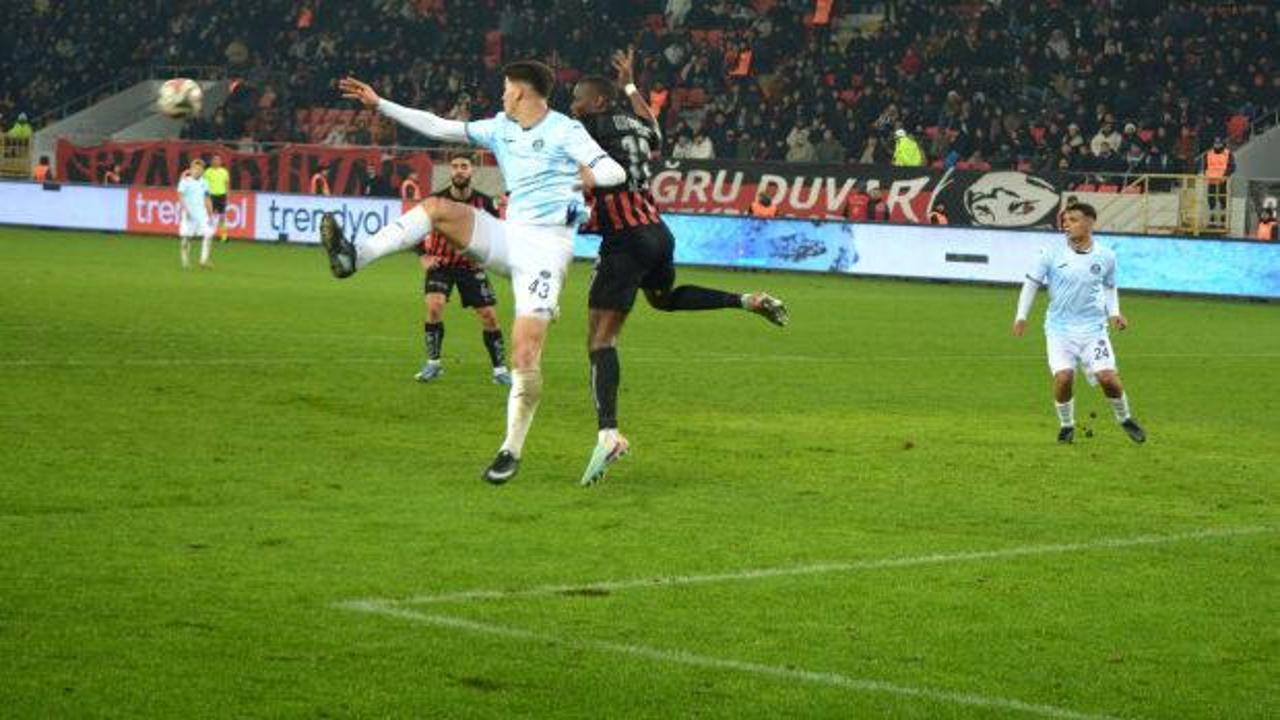 Birinci Lig'de 5 gollü maç: 80. dakikada kontrolü kaybettiler