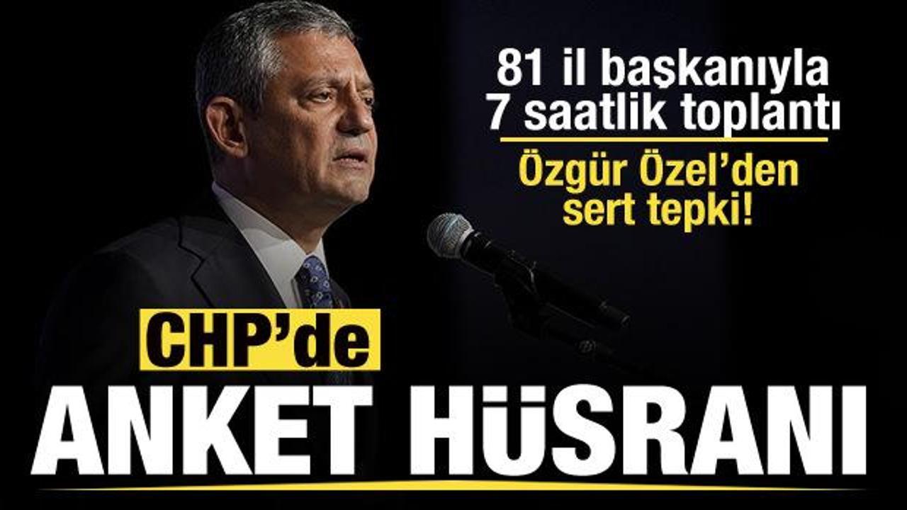 CHP anket hüsranı! Özgür Özel il başkanlarına patladı! 'Görevden alırım' mesajı