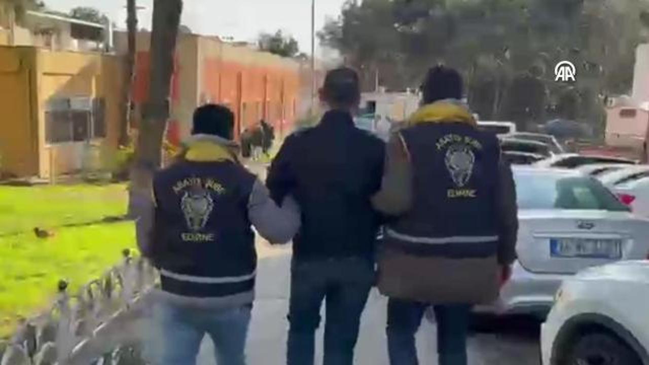 Edirne polisi aranan iki h&uuml;k&uuml;ml&uuml;y&uuml; İstanbul'da yakaladı