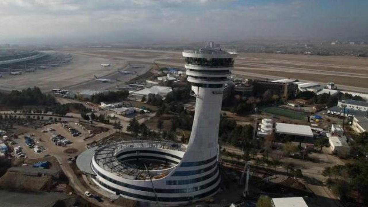 Esenboğa Havalimanı'nın 3'üncü pisti ve yeni kulesi yarın hizmete açılacak