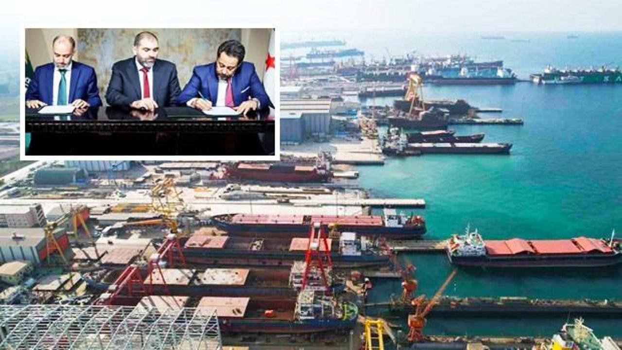 İmzalar atıldı: Türk şirketi Suriye'de tersane kuracak