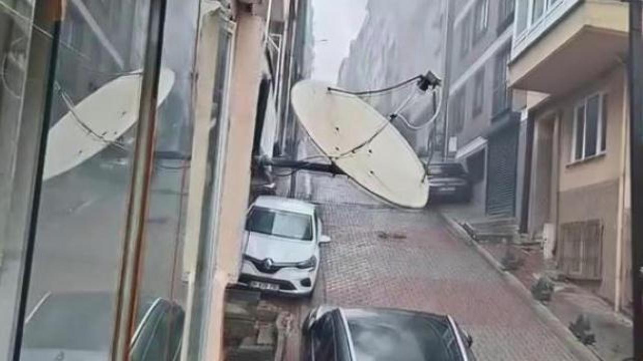 İstanbul'da 4 katlı binada yangın!