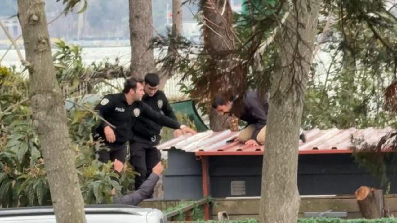 Sarıyer’de dehşet: Kafeteryada başından vuruldu, ölüm haberini alan yakınları çatıya çıktı