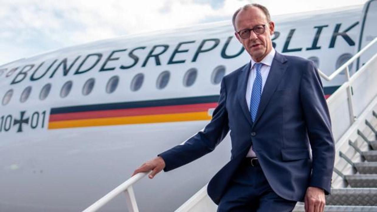 Alman Başbakan Merz'in uçağına zarar vermek isteyen aktivistler yakalandı