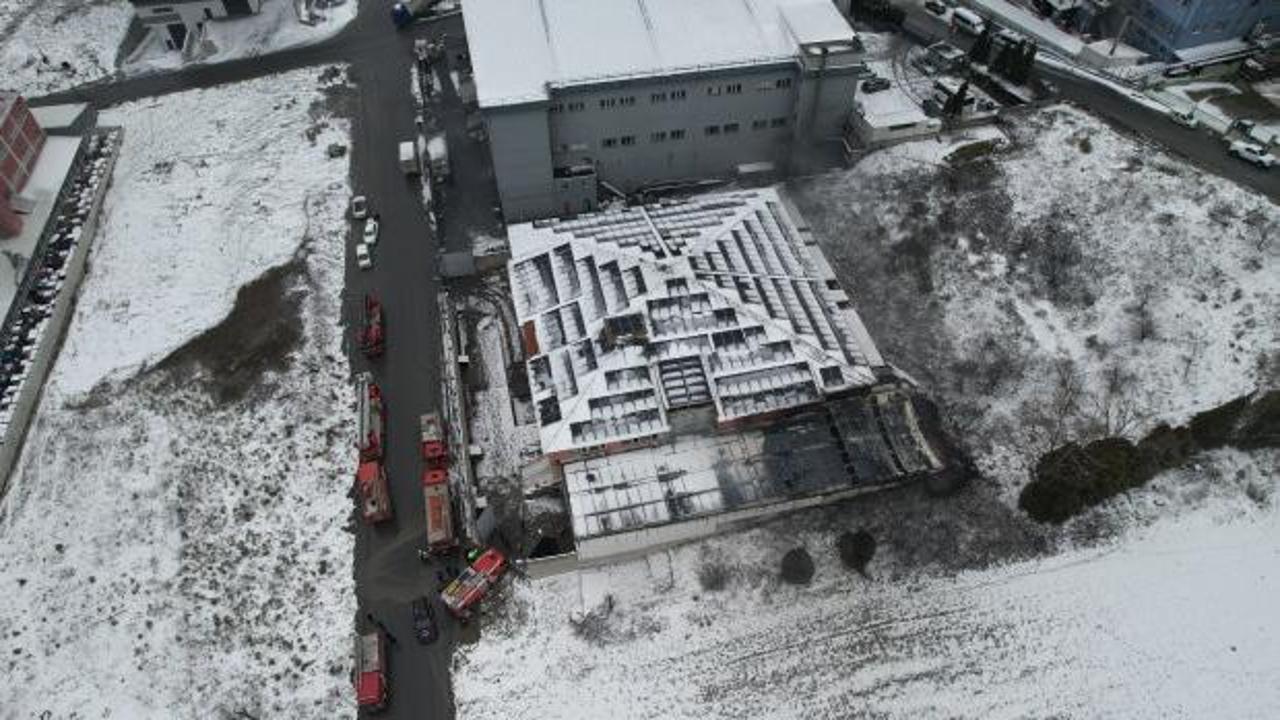 Arnavutk&ouml;y'deki fabrikada yangın &ccedil;ıktı!