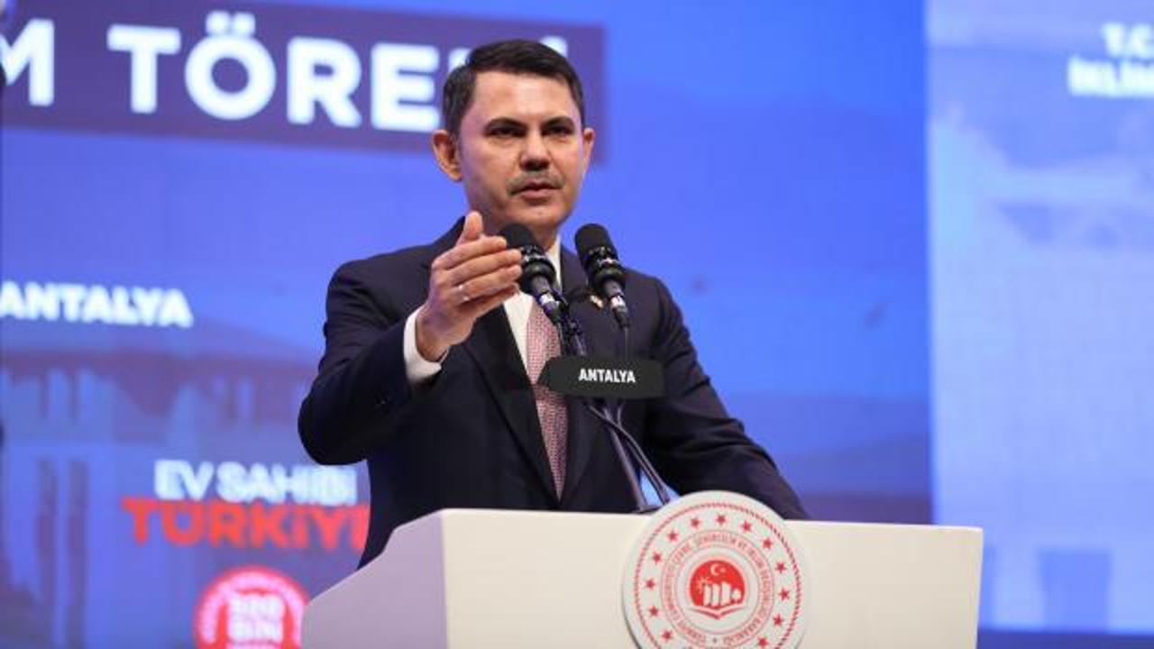 Bakan Kurum'dan Özgür Özel'e sert tepki: Bozuk plak gibi!