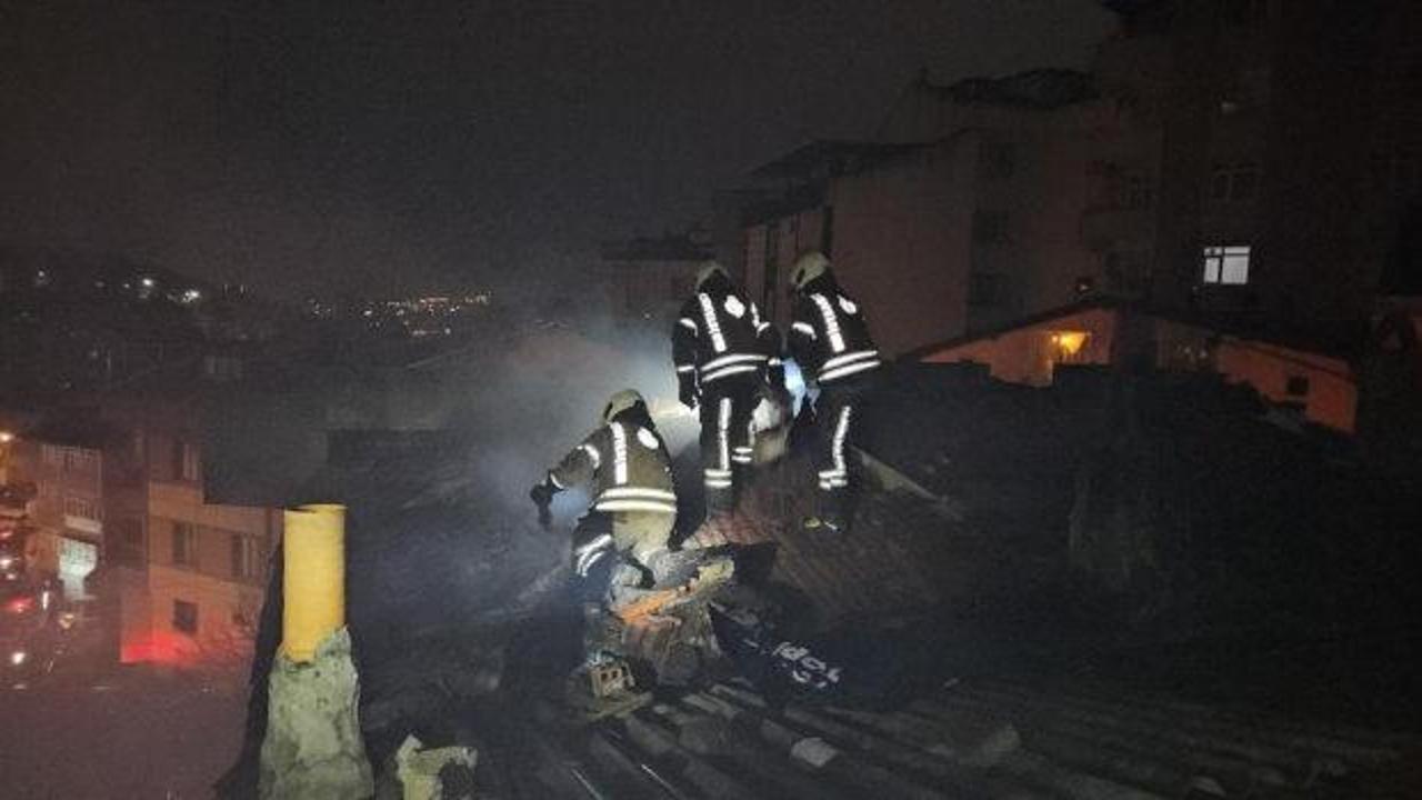 Ey&uuml;psultan'da yangın: 1 &ouml;l&uuml;, 1 yaralı