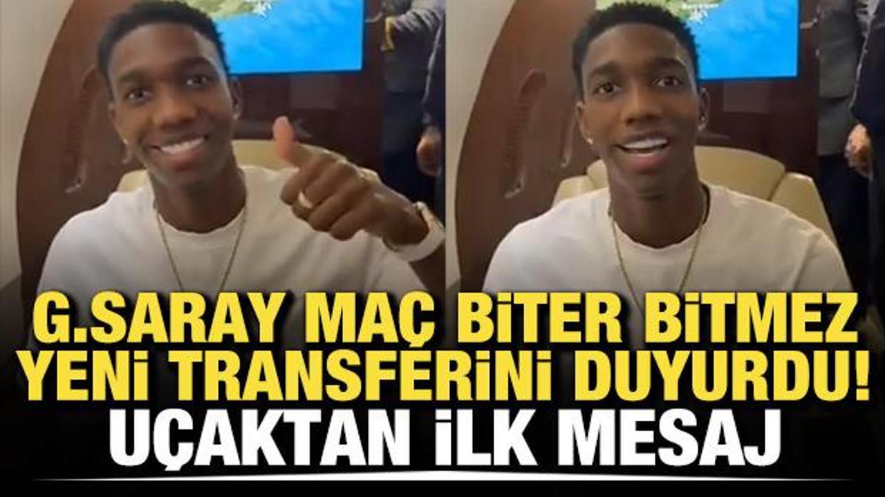 Galatasaray'ın yeni transferi İstanbul'da