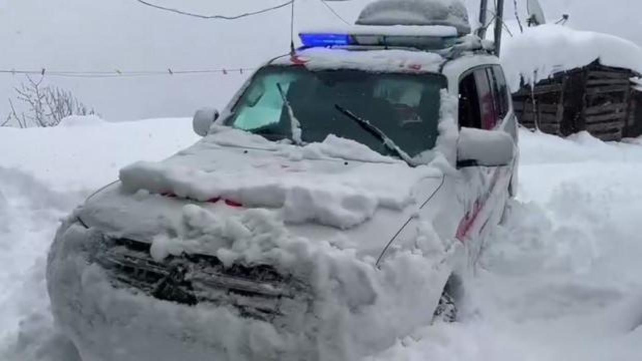 Giresun’da 5 KOAH hastasına 4x4 ambulansla ulaşıldı