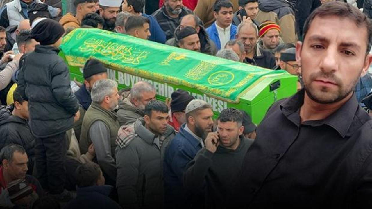 T&uuml;rkiye'yi sarsan cinayet: Boğazı kesilerek &ouml;ld&uuml;r&uuml;len adam toprağa verildi 