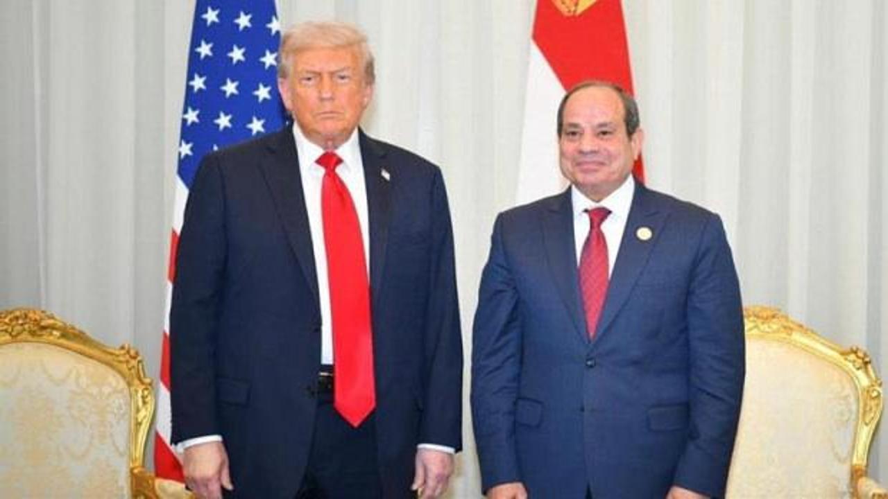 Trump, Davos'ta Mısır Cumhurbaşkanı Sisi ile görüştü