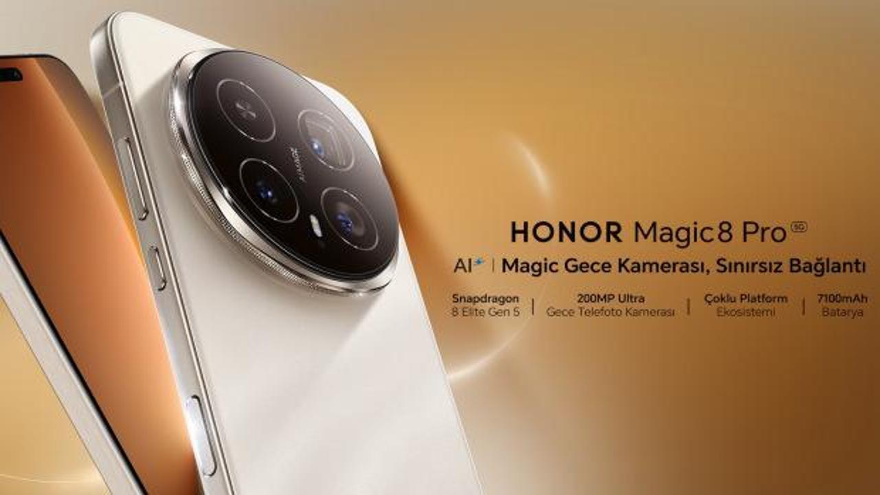 Yapay zekâ çağının amiral gemisi: HONOR Magic8 Pro yakında Türkiye’de