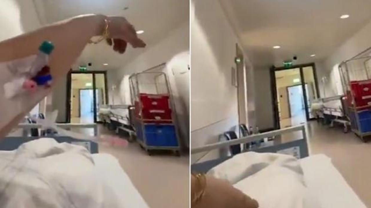 Alman gurbetçinin hastane isyanı: Acilden girdiğim halde koridorda yatıyorum!