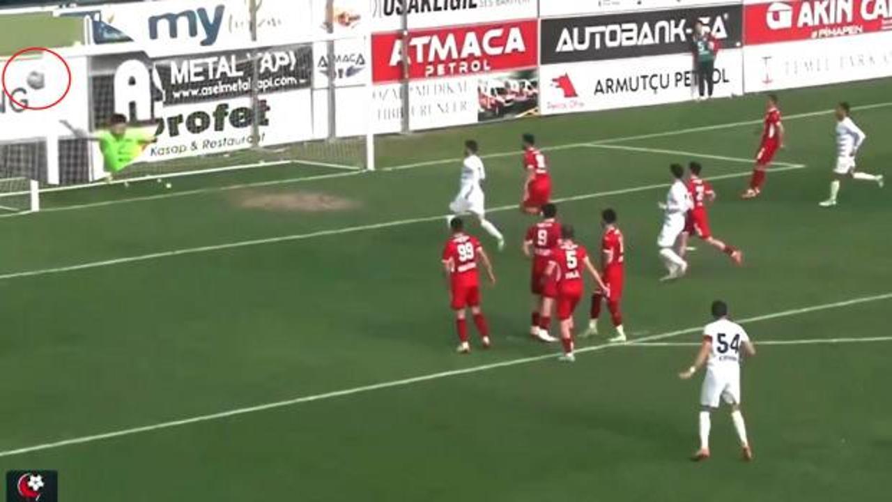 3. Lig'de skandal hakem kararı: Ağlara giden topun çizgiyi geçmediğine hükmetti