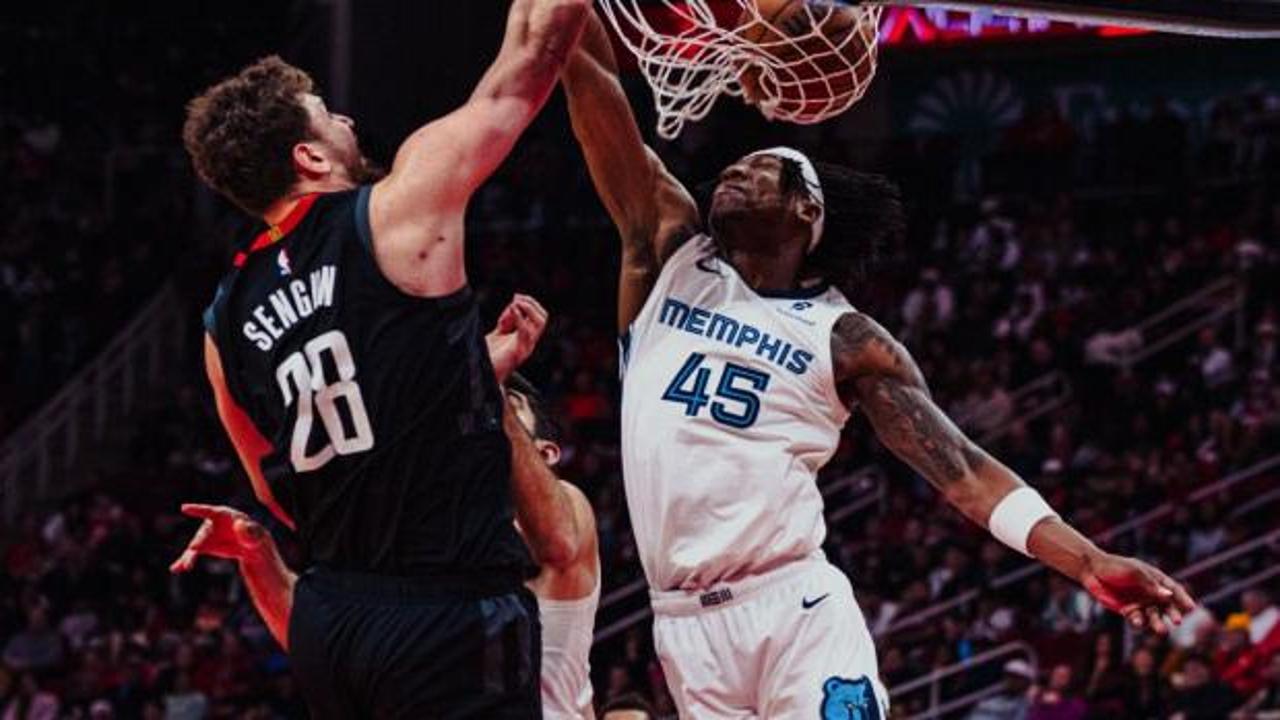 Alperen Şengün'ün 33 sayı attığı maçta Houston, Memphis'i mağlup etti
