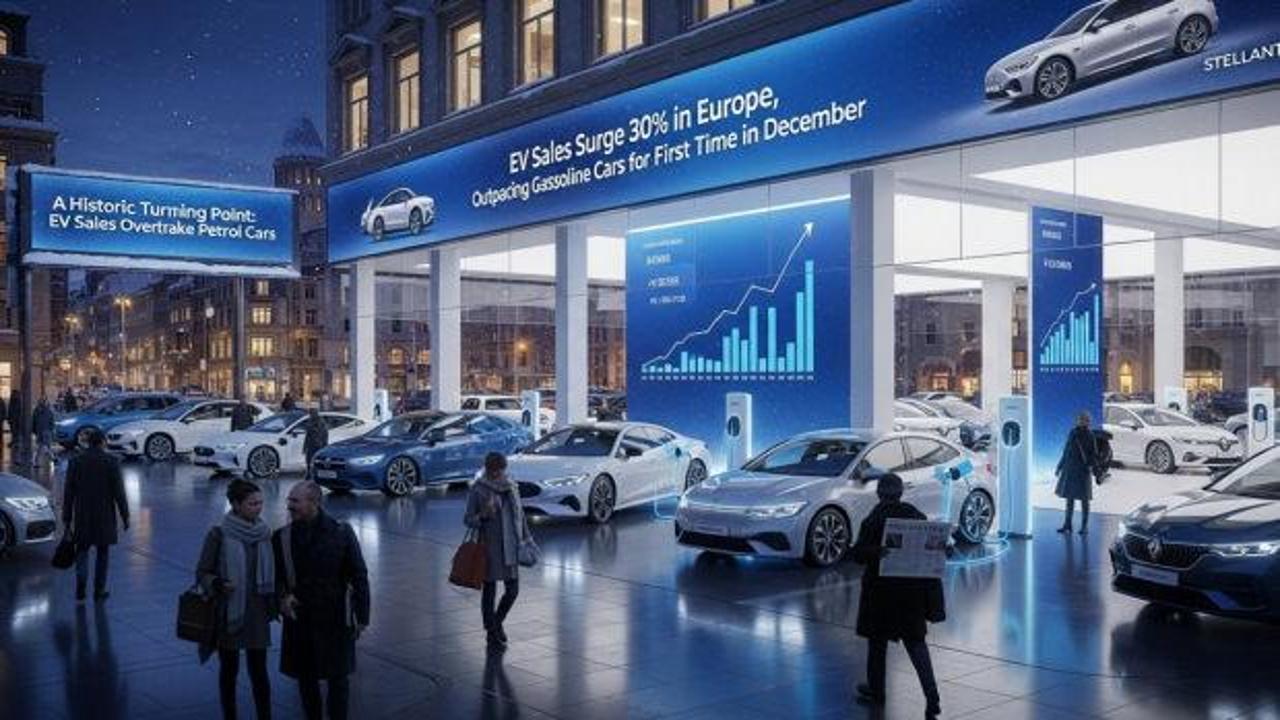 Benzinli araç saltanatı bitiyor: Avrupa'da elektrikli modeller zirveye yerleşti