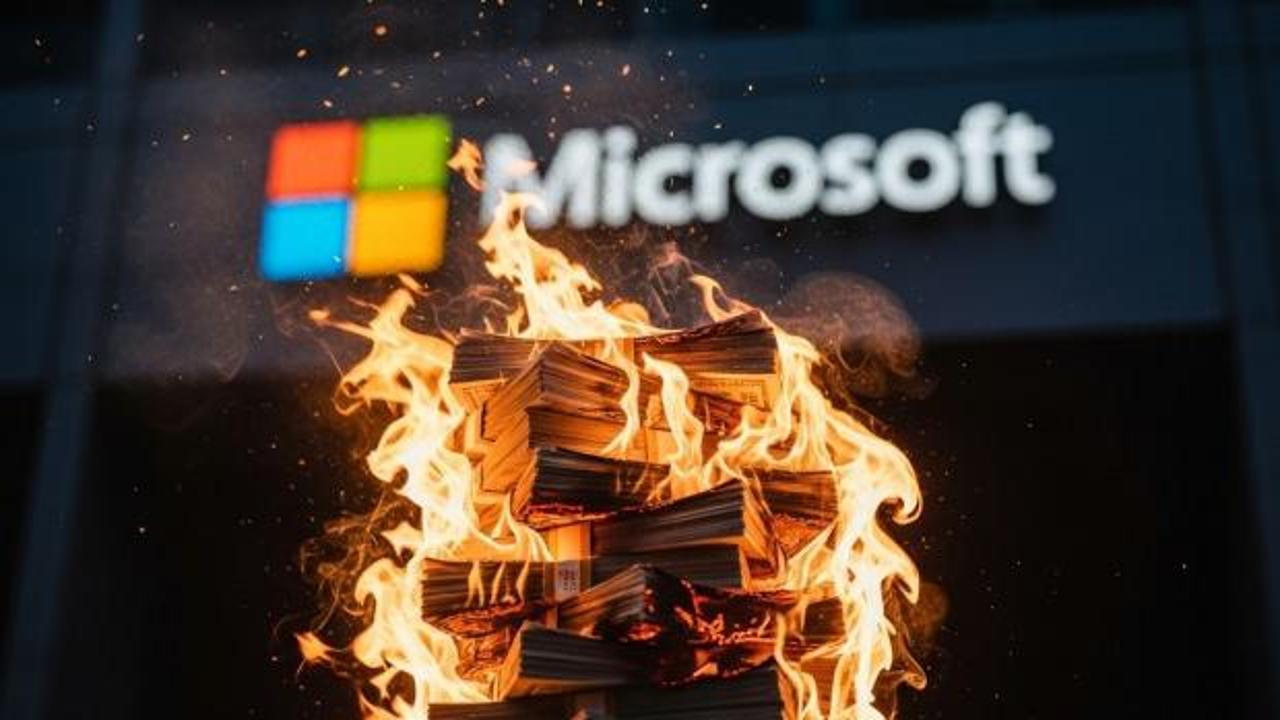 Microsoft'ta ocak s&ouml;nd&uuml;ren tablo: 400 milyar dolar bir g&uuml;nde buhar oldu!