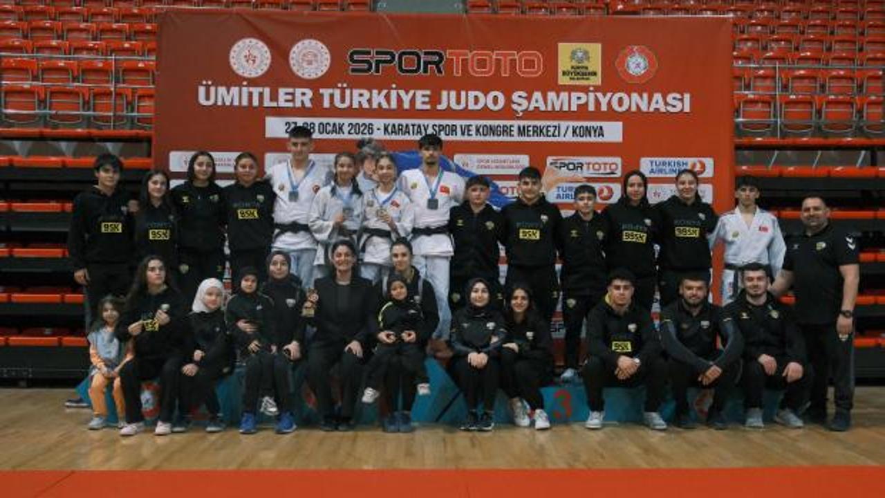 Konya Büyükşehir, Ümitler Judo Takımı Türkiye 2'ncisi oldu